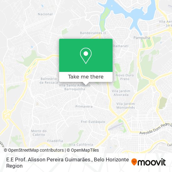 E.E Prof. Alisson Pereira Guimarães. map