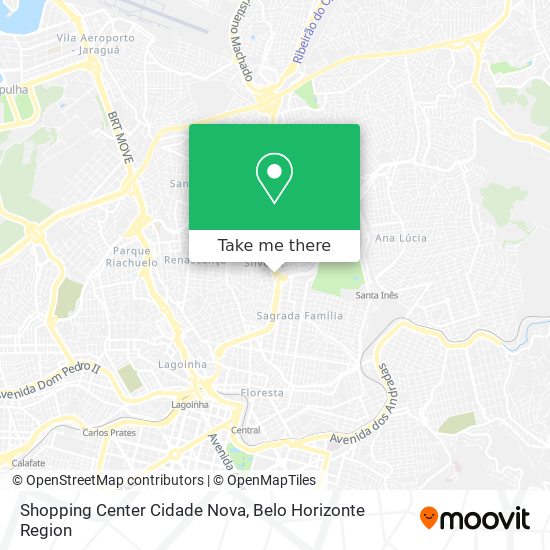 Shopping Center Cidade Nova map