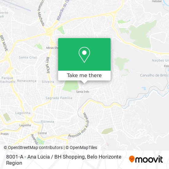 8001-A - Ana Lúcia / BH Shopping map