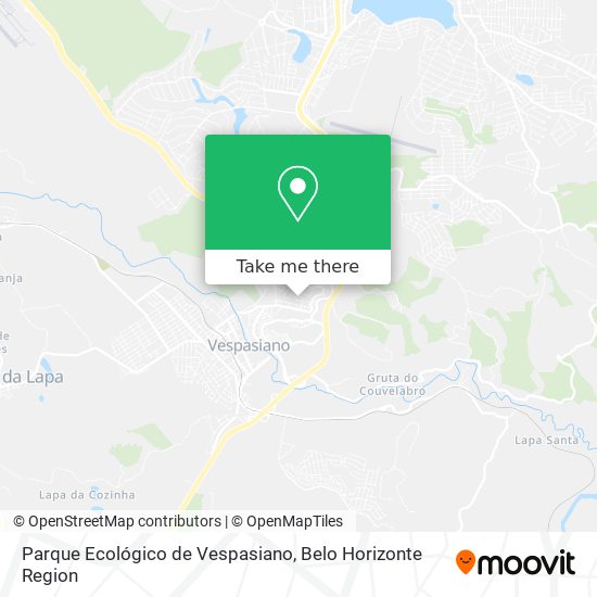 Parque Ecológico de Vespasiano map