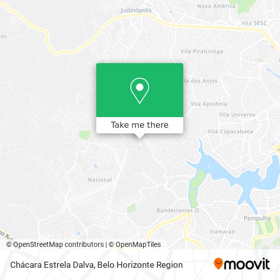 Chácara Estrela Dalva map