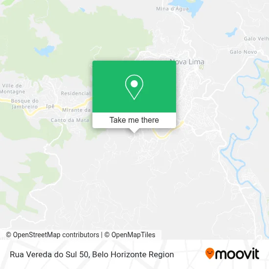Rua Vereda do Sul 50 map