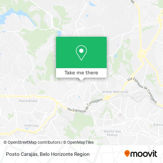 Posto Carajás map