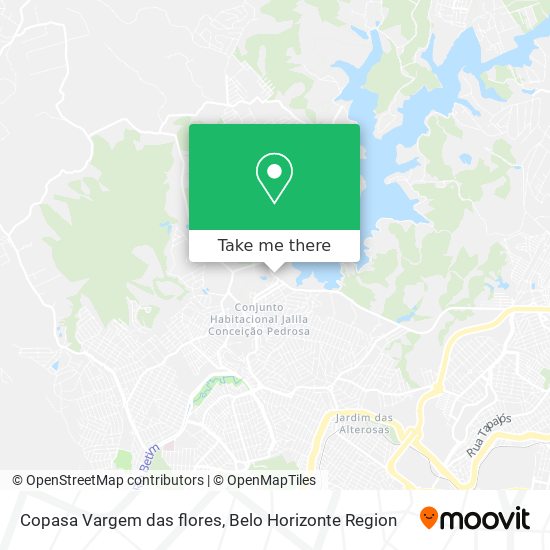 Copasa Vargem das flores map