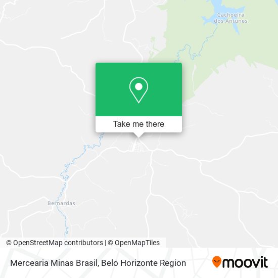 Mercearia Minas Brasil map