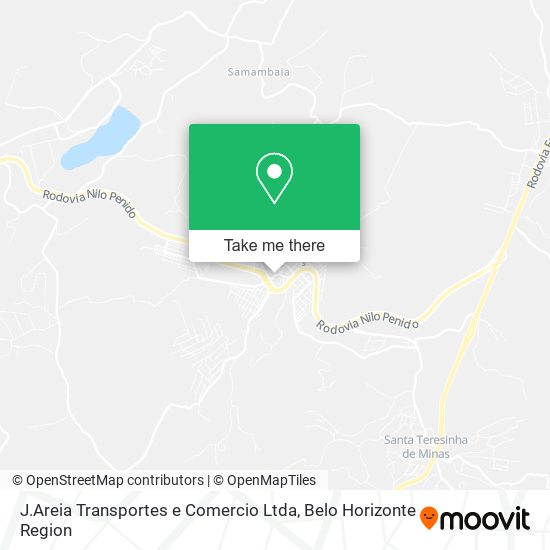 J.Areia Transportes e Comercio Ltda map