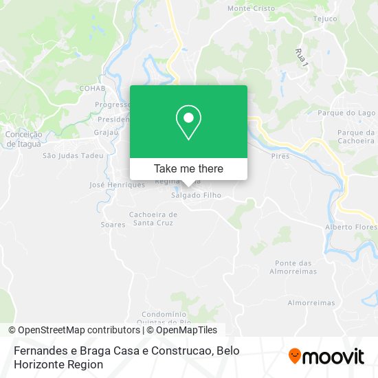 Fernandes e Braga Casa e Construcao map