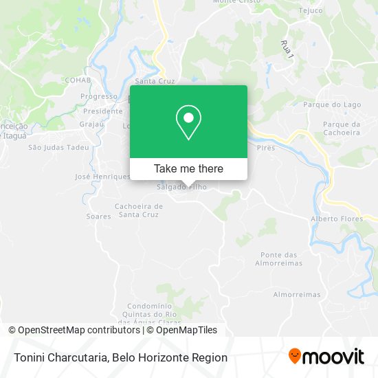 Tonini Charcutaria map
