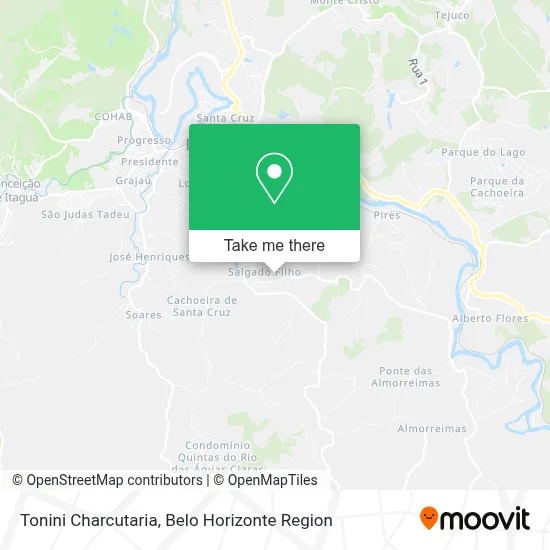 Tonini Charcutaria map