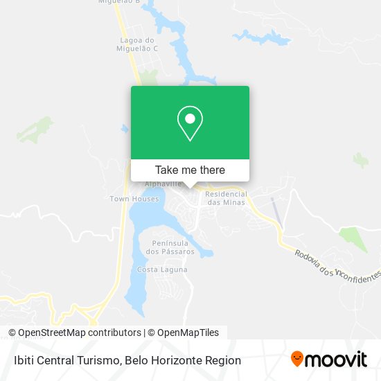 Ibiti Central Turismo map
