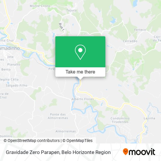 Gravidade Zero Parapen map