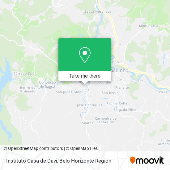 Instituto Casa de Davi map