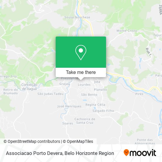 Associacao Porto Devera map