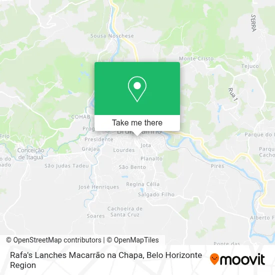 Rafa's Lanches Macarrão na Chapa map