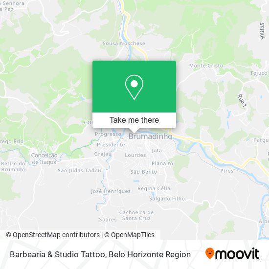 Barbearia & Studio Tattoo map