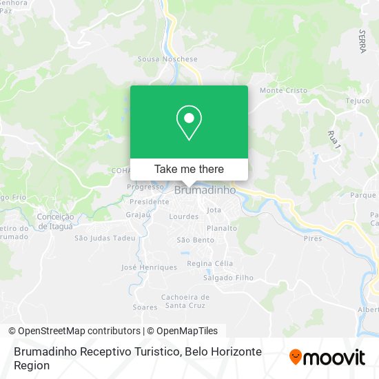 Brumadinho Receptivo Turistico map