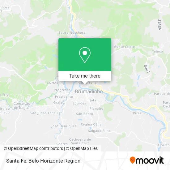 Santa Fe map