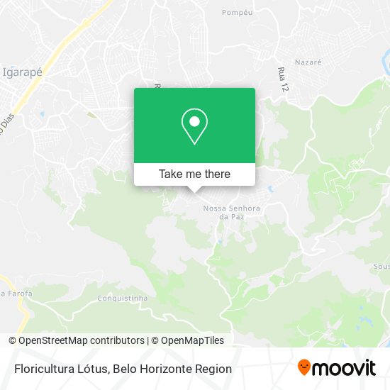 Floricultura Lótus map