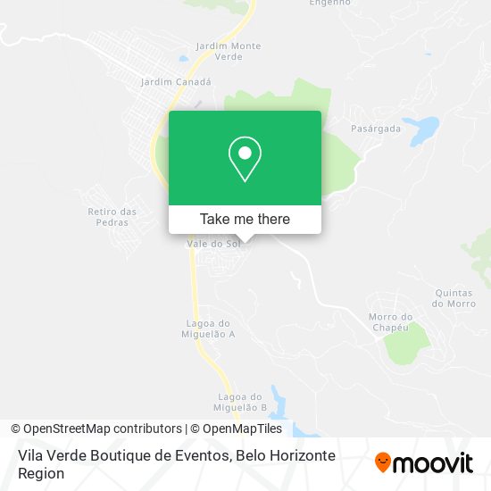 Vila Verde Boutique de Eventos map