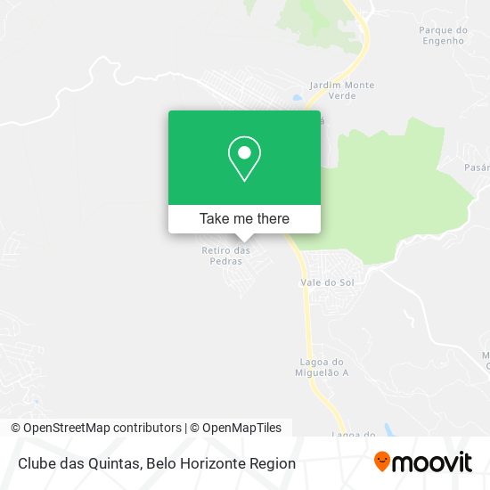 Clube das Quintas map