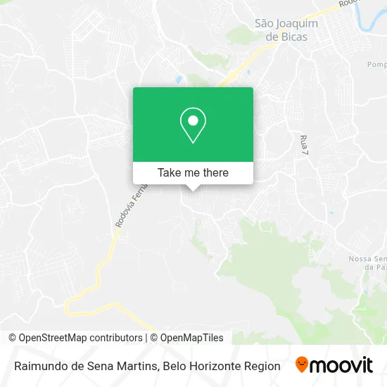 Raimundo de Sena Martins map