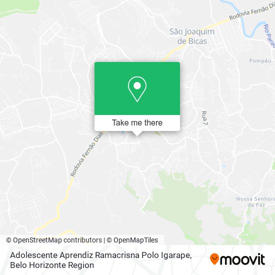 Adolescente Aprendiz Ramacrisna Polo Igarape map