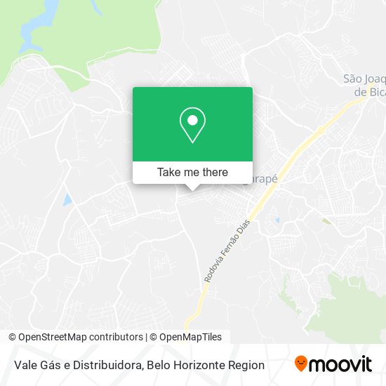 Vale Gás e Distribuidora map