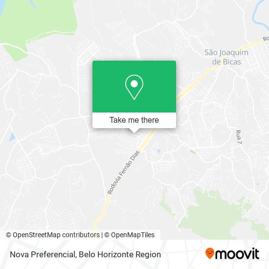 Nova Preferencial map