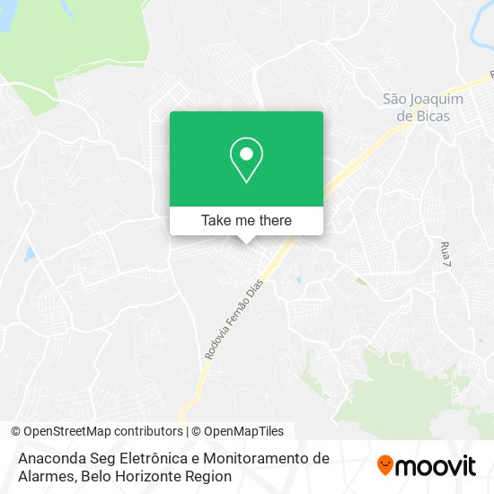 Anaconda Seg Eletrônica e Monitoramento de Alarmes map