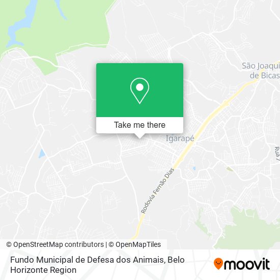 Fundo Municipal de Defesa dos Animais map