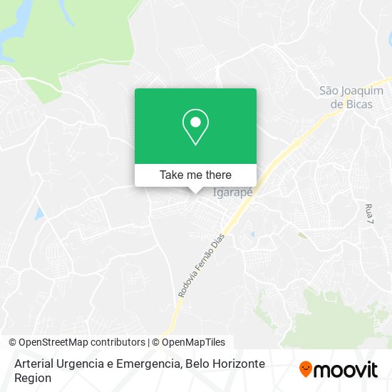Arterial Urgencia e Emergencia map