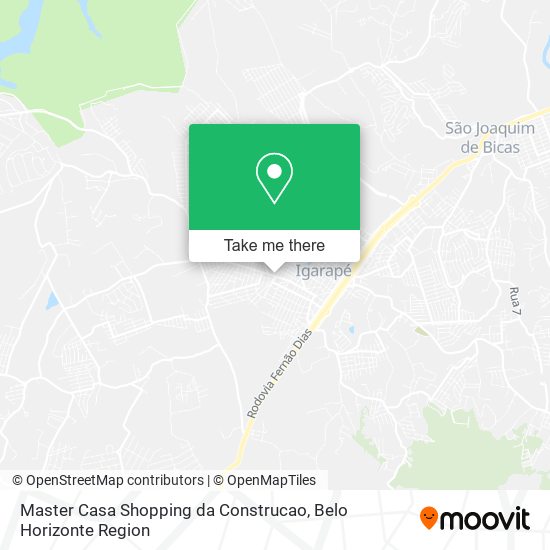 Master Casa Shopping da Construcao map