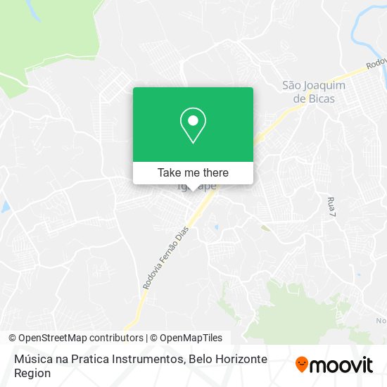 Música na Pratica Instrumentos map