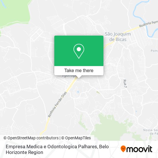 Empresa Medica e Odontologica Palhares map