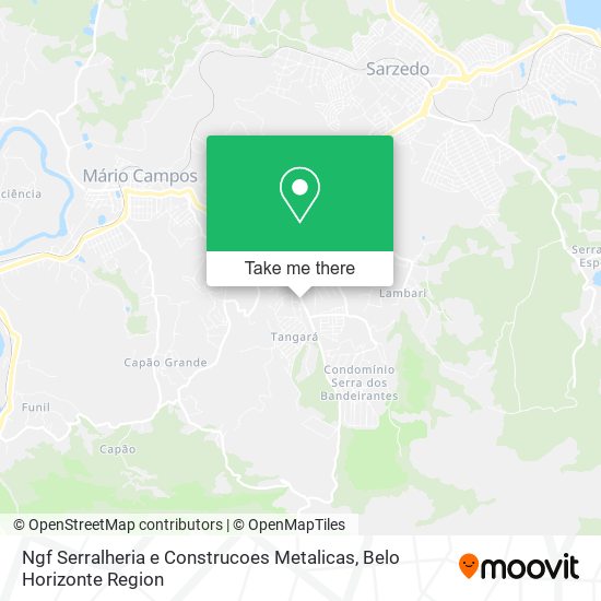 Ngf Serralheria e Construcoes Metalicas map