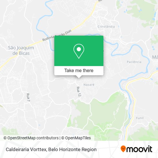 Caldeiraria Vorttex map