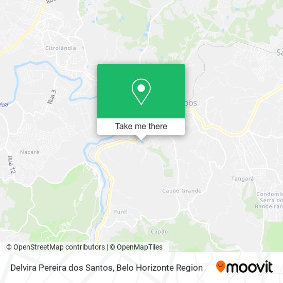 Delvira Pereira dos Santos map