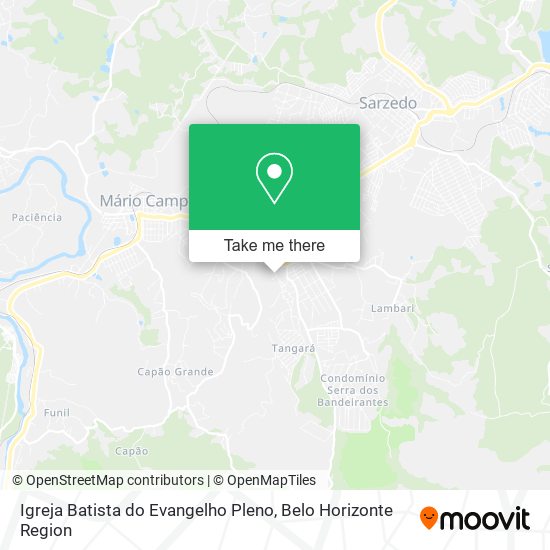 Igreja Batista do Evangelho Pleno map