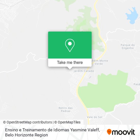 Ensino e Treinamento de Idiomas Yasmine Valeff map