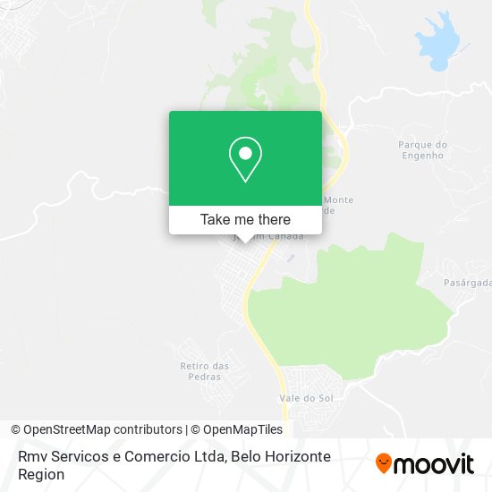 Rmv Servicos e Comercio Ltda map