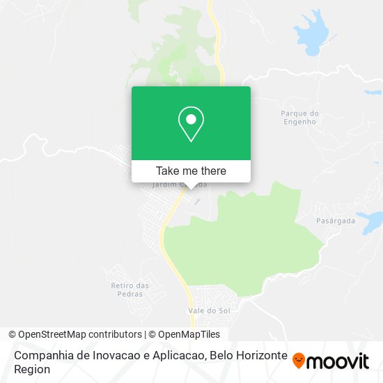 Companhia de Inovacao e Aplicacao map