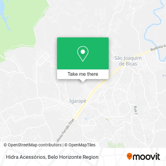 Hidra Acessórios map