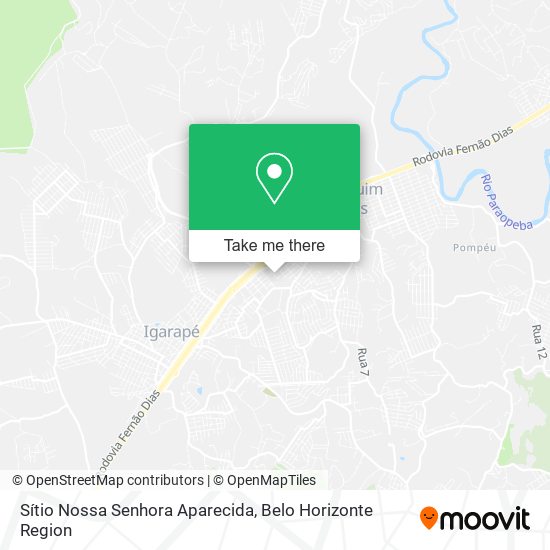 Sítio Nossa Senhora Aparecida map