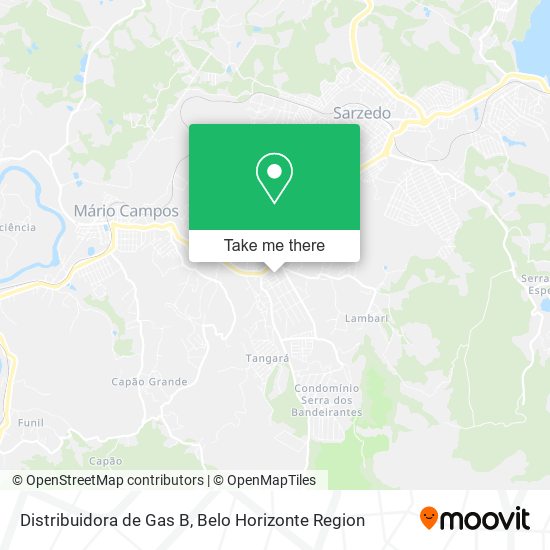 Distribuidora de Gas B map