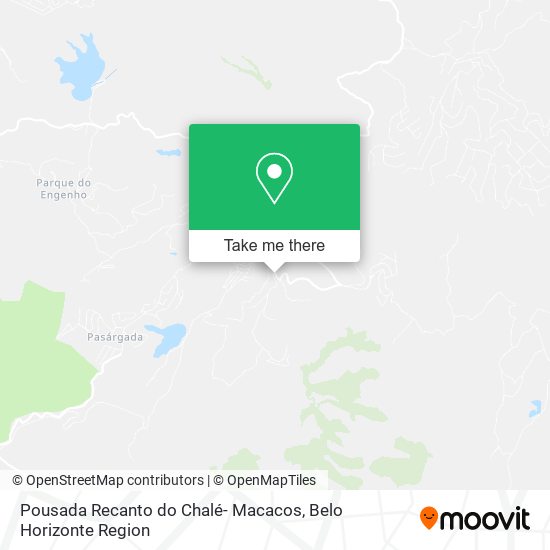 Pousada Recanto do Chalé- Macacos map