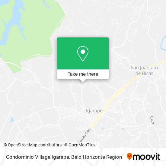 Condominio Village Igarape map