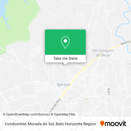 Condominio Morada do Sol map