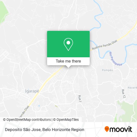 Deposito São Jose map