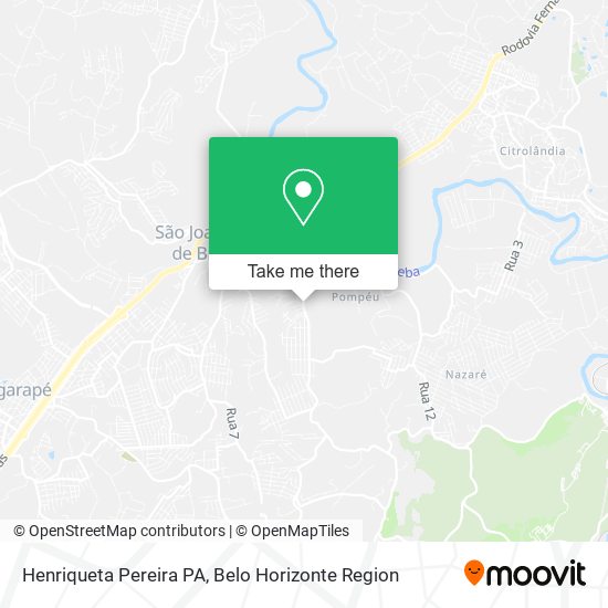 Henriqueta Pereira PA map