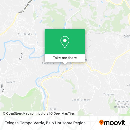Telegas Campo Verde map